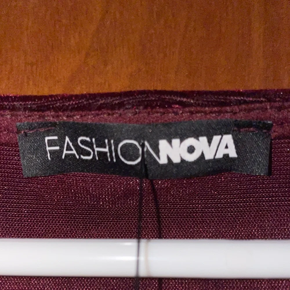 Fashion Nova Looking Fire Velvet Mini Dress - Picture 5 of 6